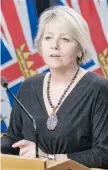  ?? PROVINCE OF B.C. ?? Dr. Bonnie Henry provides an update on the COVID-19 situation in B.C.