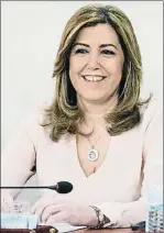  ?? RAÚL CARO / EFE ?? Susana Díaz ahir a Sevilla