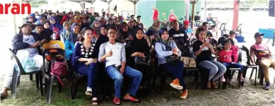  ??  ?? SERAMAI 257 ahli waris Saman Oyo berhimpun di Taman Mini Akuakultur Ko-Nelayan Laya Laya Tuaran.