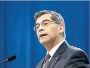  ?? Gary Coronado Los Angeles Times ?? DEMOCRATS have a virtual lock on the race this year to replace former Rep. Xavier Becerra (D-Los Angeles), who is now the California attorney general.