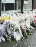 ??  ?? GRIEF: Flowers at the scene of a fatal stabbing in Leeds in 2017.