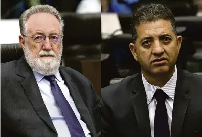  ?? Orlando Kissner/Alep ?? Os deputados estaduais Tercilio Turini (CDN) e Cobra Repórter (PSD), além de Tiago Amaral (PSB), participar­am de videoconfe­rência com o governador nessa terça-feira (7)