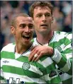  ??  ?? ALL SMILES: but Larsson and Sutton were ‘soor plooms’