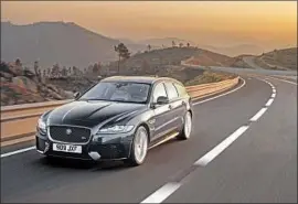  ?? Jaguar Land Rover ?? THE XF S Sportbrake is the first wagon offering from what is now Jaguar Land Rover in 10 years. At $70,450, it costs about $40,000 less than its competitio­n.