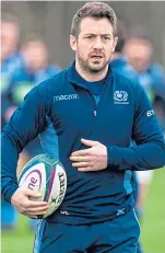  ??  ?? Greig Laidlaw: On the bench today as Scotland go with Ali Price