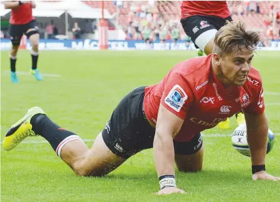  ?? Picture: Gallo Images ?? BODY BLOW. The Lions are holding their breath over the extent of star centre Rohan Janse van Rensburg’s knee injury.