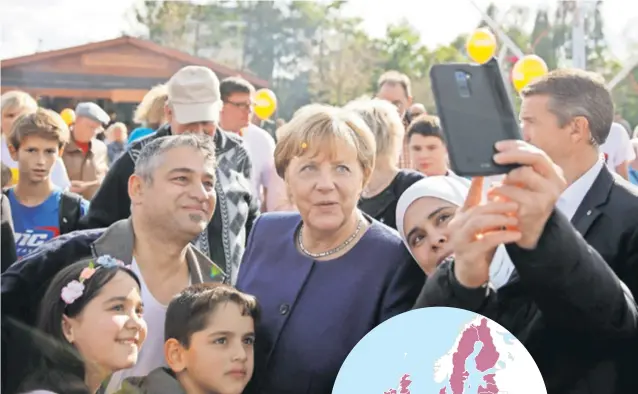  ?? REUTERS ?? Njemačka kancelarka Angela Merkel, prije tri dana posjetila je Alžir, tranzitnu zemlju za migrante iz Afrike u Europu 1 mil. Središnja Europa