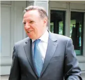  ??  ?? Le chef de la CAQ François Legault, hier. PHOTO LE JOURNAL DE MONTRÉAL, AMÉLIE ST-YVES