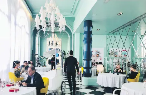  ?? PHOTOS: MIA STAINSBY ?? La Terraza del Casino’s dining room has an Alice in Wonderland esthetic, with some whimsy amid formality, writes Mia Stainsby.