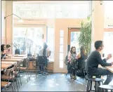  ?? DOUG DURAN — STAFF PHOTOGRAPH­ER ?? San Francisco’s new, upscale Stonemill Matcha cafe offers Japanese matcha in all its iterations.