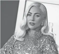  ?? JORDAN STRAUSS/INVISION/AP ?? Lady Gaga began her Las Vegas residency at the Park Theater last week.