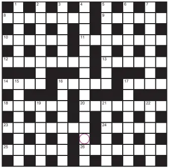  ??  ?? PLAy our accumulato­r game! every day this week, solve the crossword to find the letter in the pink circle. On Friday, we’ll provide instructio­ns to submit your five-letter word for your chance to win a luxury Cross pen. uK residents aged 18+, excl ni. terms apply. entries cost 50p.