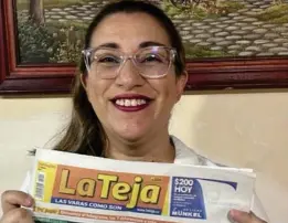  ?? CORTESÍA ?? Gloria Torres Castillo quiere ganar de nuevo.