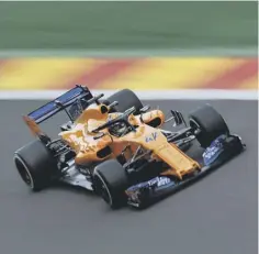  ??  ?? Lando Norris deputised for Mclaren’s Fernando Alonso.