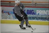  ?? SUBMITTED PHOTO – ZACK HILL ?? Flyers team captain Claude Giroux warms up during an informal team skate last week at the Skate Zone in Voorhees, N.J.