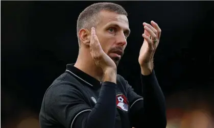  ?? ?? Gary O’Neill pictured at Bournemout­h’s game against Fulham in October. Photograph: Peter Cziborra/Action Images/Reuters