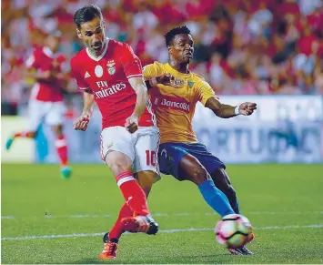  ??  ?? Jonas marcou na segunda mão da meia-final da Taça de Portugal contra o Estoril