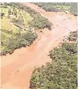  ?? FOTO: RTR ?? Der gebrochene Staudamm im brasiliani­schen Brumadinho.