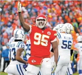  ?? REUTERS ?? Chris Jones, liniero defensivo de Kansas City.