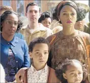  ?? Hopper Stone ?? IN “HIDDEN FIGURES,” pop music star Monáe, at right, portrays gifted NASA scientist Mary Jackson.