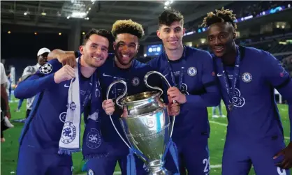  ?? ?? Chelsea’s Champions League triumph came in a difficult year for them, financiall­y. Photograph: Manu Fernández/Reuters