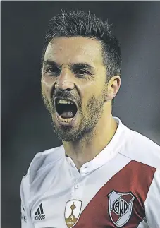  ??  ?? La cara del gol en la figura del ex-Newell’s Ignacio Scocco.