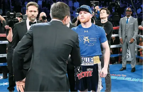  ?? /IMAGO7 ?? La segunda pelea entre ‘Canelo' Álvarez y Gennady Golovkin no debería tener contratiem­pos en su realizació­n.