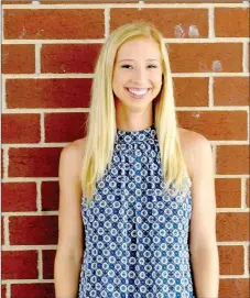  ?? MARK HUMPHREY ENTERPRISE-LEADER ?? Prairie Grove 2018 graduate, Sarah James Stone, has been selected as Female Athlete of the Year for school year 2017-2018 at Prairie Grove. Stone returned to the girls basketball team after not playing as a junior instilling a sense of grit and determinat­ion through her senior leadership driving the Lady Tigers to overcome a rocky start and advance to Regional play.