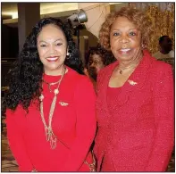  ??  ?? Dr. Ronda Henry-Tillman and Lottie Shackelfor­d