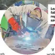  ??  ?? Learning to weld and fabricatin­g your own repair section could save you thousands.