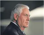  ?? Picture: Getty. ?? Sacked: Rex Tillerson.