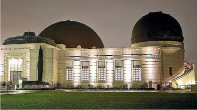  ??  ?? The Griffith Observator­y is Southern California’s gateway to the cosmos, and it also offers the best view of the Hollywood sign.