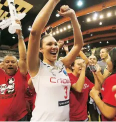  ??  ?? VILMARIE MOJICA jugó su primera temporada con el equipo luego de militar en Italia el año pasado.