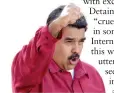  ??  ?? Maduro