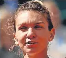  ??  ?? Simon Halep: saved a match point without knowing.