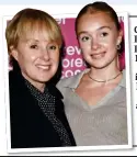  ?? ?? CORONATION Street star Sally Dynevor was inspired to join Dancing On Ice by her daughter, Bridgerton actress Phoebe. ‘Phoebe is thrilled I’m doing it,’ said Sally, 58, who plays Sally Metcalfe in the ITV soap.
She said she was ‘terrified’ of appearing in Dancing On Ice tonight but wanted to inspire her three children, including Phoebe, 26, pictured with her.