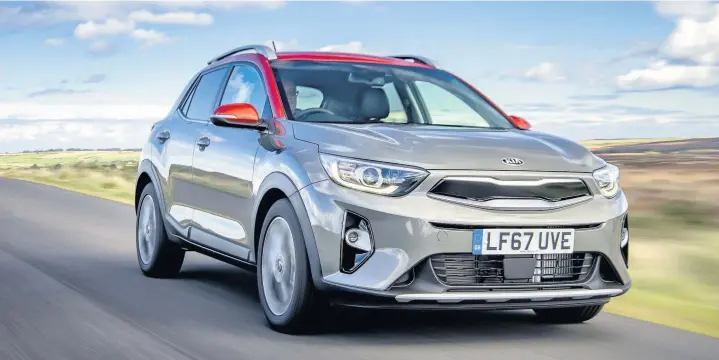  ??  ?? Kia Stonic – Korean-built compact crossover