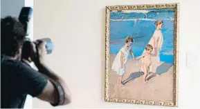  ?? EFE ?? Presentaci­ó d’una obra de Sorolla la Fundación Botín de Santander