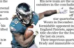  ??  ?? Pinnacle: Jay Ajayi is in his first Super Bowl