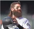  ??  ?? RON CHENOY, USA TODAY SPORTS Charlie Blackmon sparks the Rockies offense from the leadoff spot, batting .328.