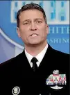  ??  ?? Dr. Jackson, the U.S. Navy doctor who examined him on Friday said Trump does not suffer from any form of dementia or cognitive impairment (Daily Mail)