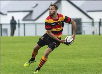  ??  ?? Full-back Calum Goddard. INSET: Ryan Feehily of Sligo in action. Pics: Donal Hackett.