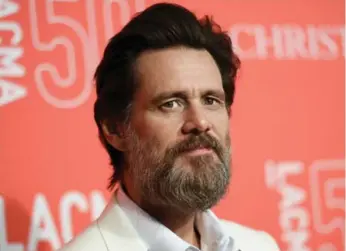  ?? RICHARD SHOTWELL/INVISION ?? Jim Carrey accused Gov. Jerry Brown of “saying yes to poisoning more children” by signing a bill on vaccinatio­ns.