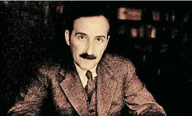  ?? ?? El escritor austriaco Stefan Zweig.