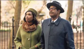  ?? Quantrell D. Colbert / Associated Press ?? This image released by MGM shows Jennifer Hudson as Aretha Franklin, left, and Forest Whitaker as C.L. Franklin in a scene from “Respect.”