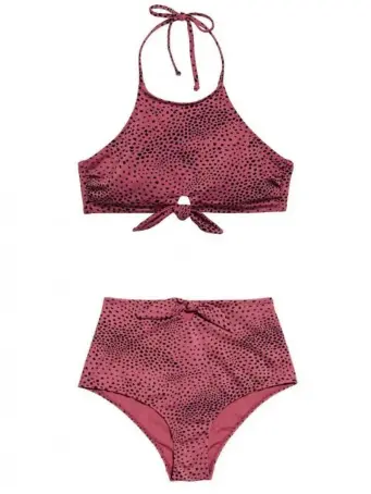  ??  ?? High Waisted Bikini Set, £30.98, H&M