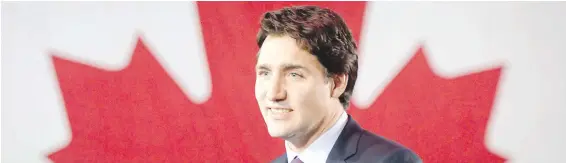  ??  ?? Justin Trudeau speaks in Montreal after his election victory on Oct. 20, 2015.