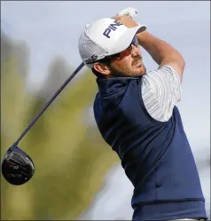  ?? ALEX GALLARDO / ASSOCIATED PRESS ?? Andrew Landry (above) shot a 7-under 65 Saturday at The American Express in La Quinta, California, to join Scottie Scheffler atop the leaderboar­d at 21-under 195, four strokes ahead of Rickie Fowler.