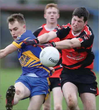  ??  ?? REIGNING SENIOR football champions Gusserane got their league campaign off to a winning start with an impressive five-point victory over Bannow-Ballymitty in this All-County League Division 1B game in Gusserane on Saturday.
Despite the early-season...