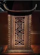  ?? ?? The throne of King Ghezo was among the artefacts France returned to Benin. Photograph: Gérard Julien/AFP/Getty Images